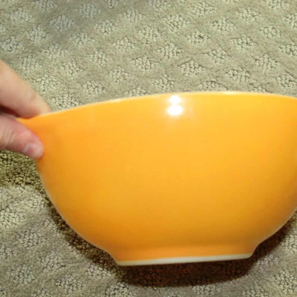 Set of 3 Vtg 1960's Pyrex Town & Country Cinderella Mixing Bowls 444, 443, 442